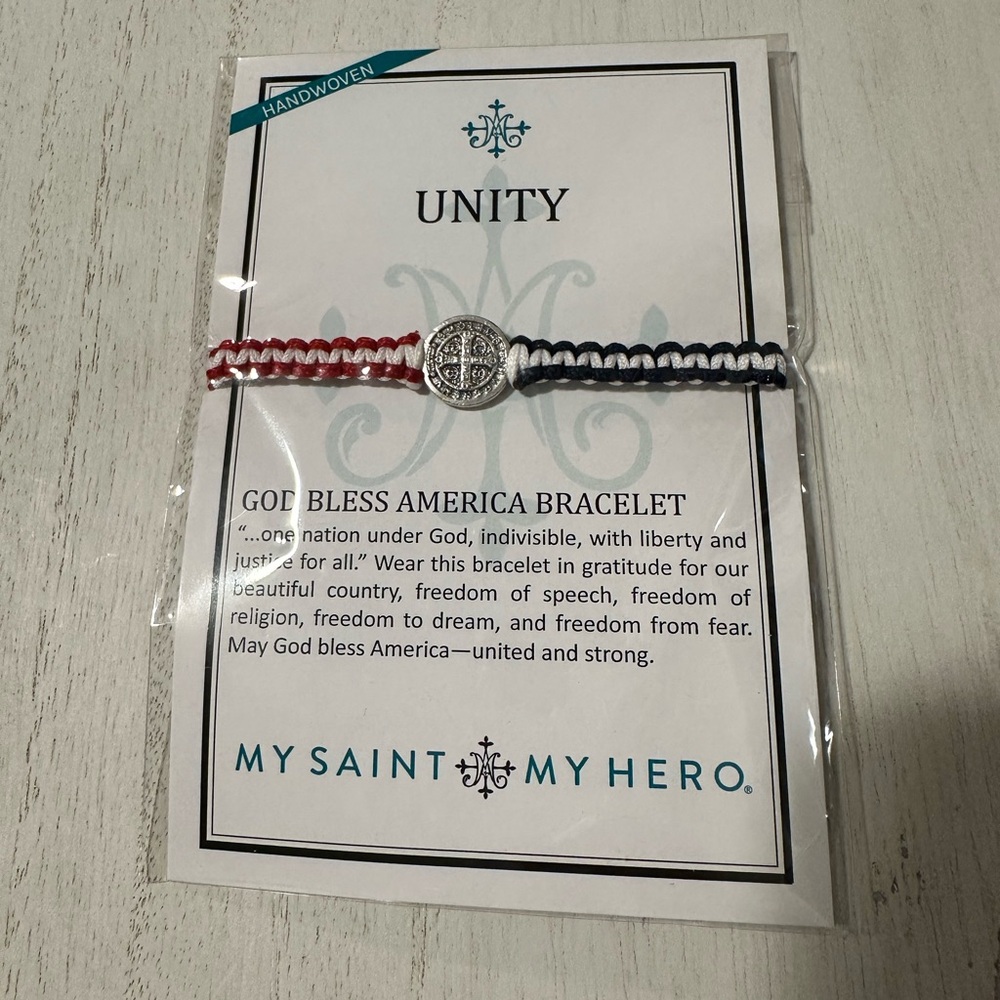 My Saint My Hero Unity Bracelet God Bless America